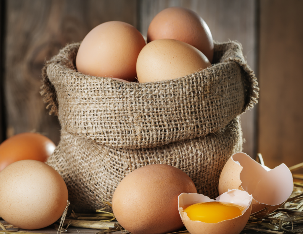 麻袋　卵　画像